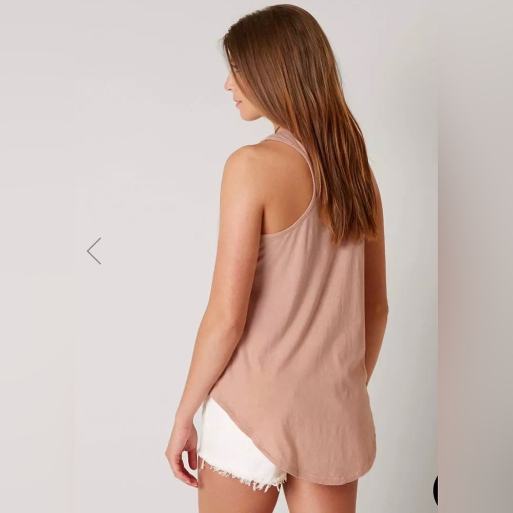 Amuse Society / Buckle Sun chaser Blush Rosewater Racerback tank top - Picture 3 of 12